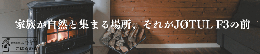 炎が主役の冬、JØTUL F3が舞台です。